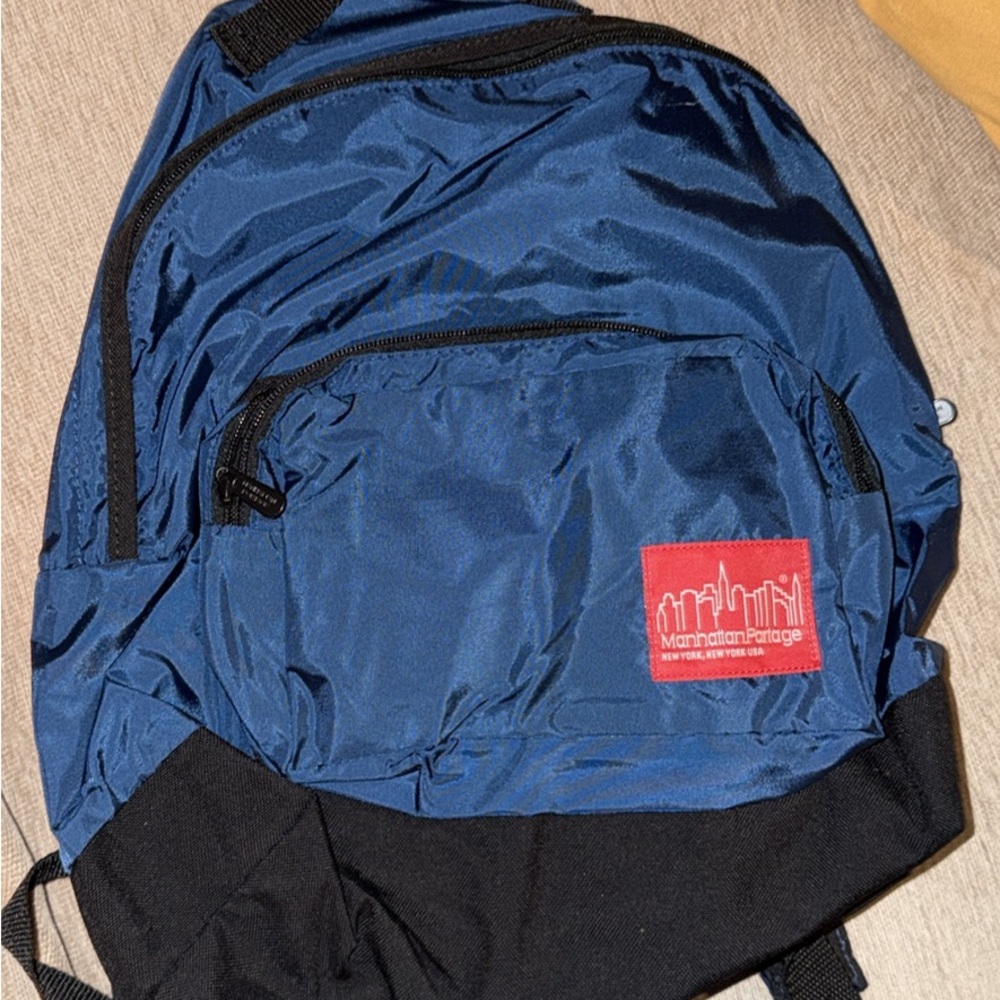 Manhattan Portage Navy and Black Backpack